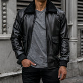 S Flight Jacket | Black