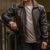 S Flight Jacket | Black Coffee