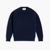 Ribbed Crewneck Sweater | Navy