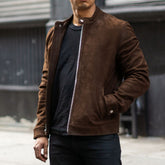 Racer Jacket | Tobacco (Nickel Hardware)