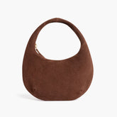 Mini Crescent | Chocolate Suede