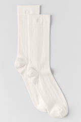 Cashmere Mesh Sock - Ivory