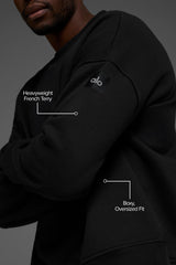 Renown Heavy Weight Crew Neck Pullover - Black