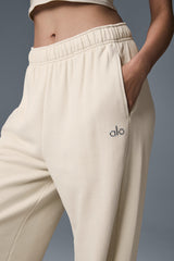 Accolade Straight Leg Sweatpant - Oat Milk