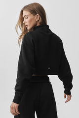 Cropped Serenity Coverup - Black