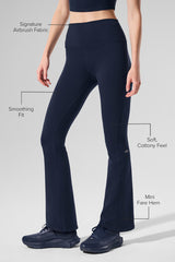 Airbrush High-Waist 7/8 Bootcut Legging - Navy