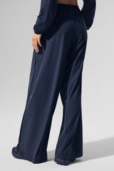 Breezy Wide Leg Pant (Long) - Navy