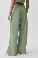 High-Waist Dreamscape Trouser (Regular) - Dune Grass