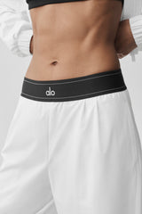 Suit Up Trouser (Long) - White/Black