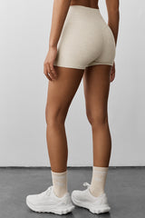 3" Alosoft High-Waist Carefree Short - Oatmeal Heather