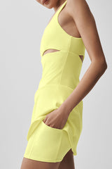 Slice Tennis Dress - Sunshine