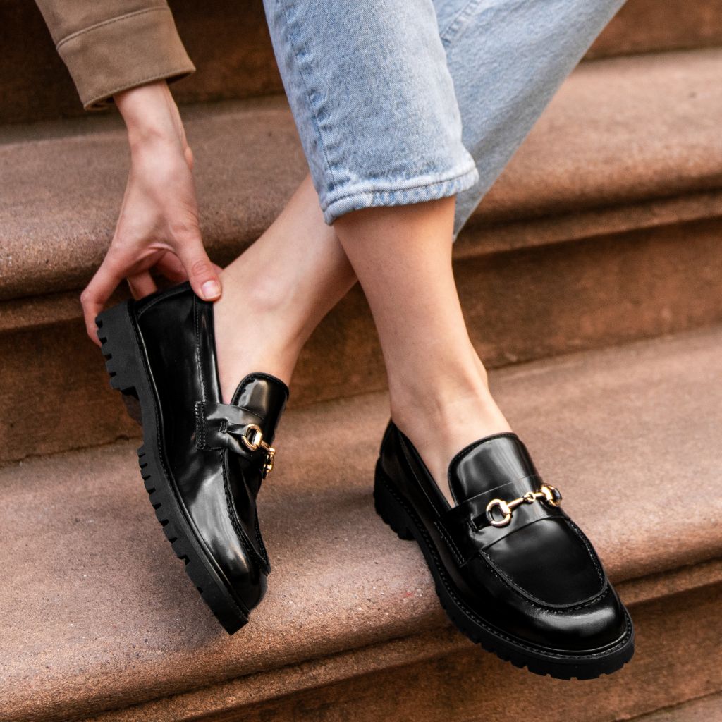 S Penny | Black & Gold