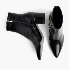 S Luna | Black Croco