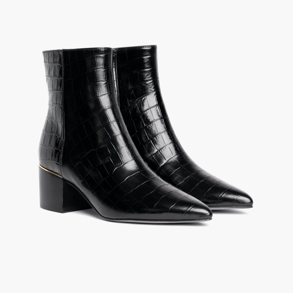 S Luna | Black Croco
