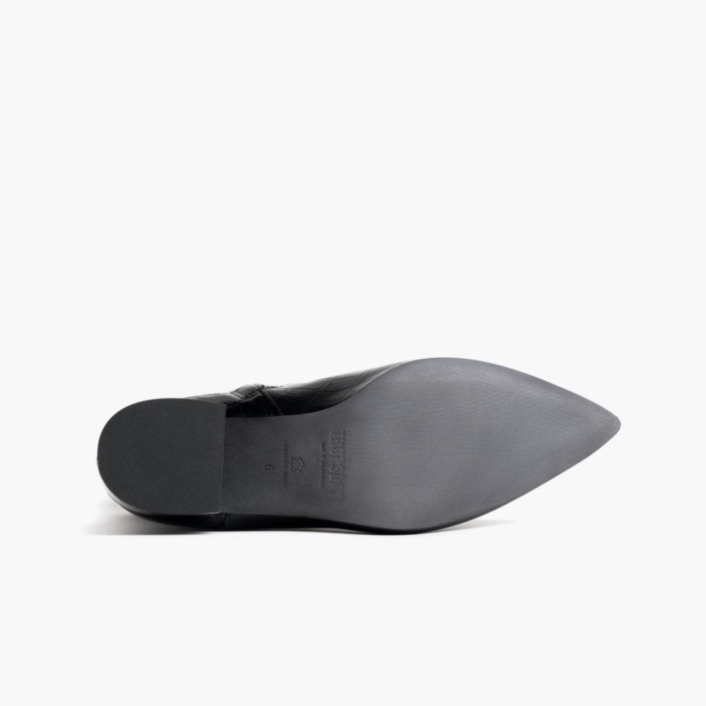 S Luna | Black Croco