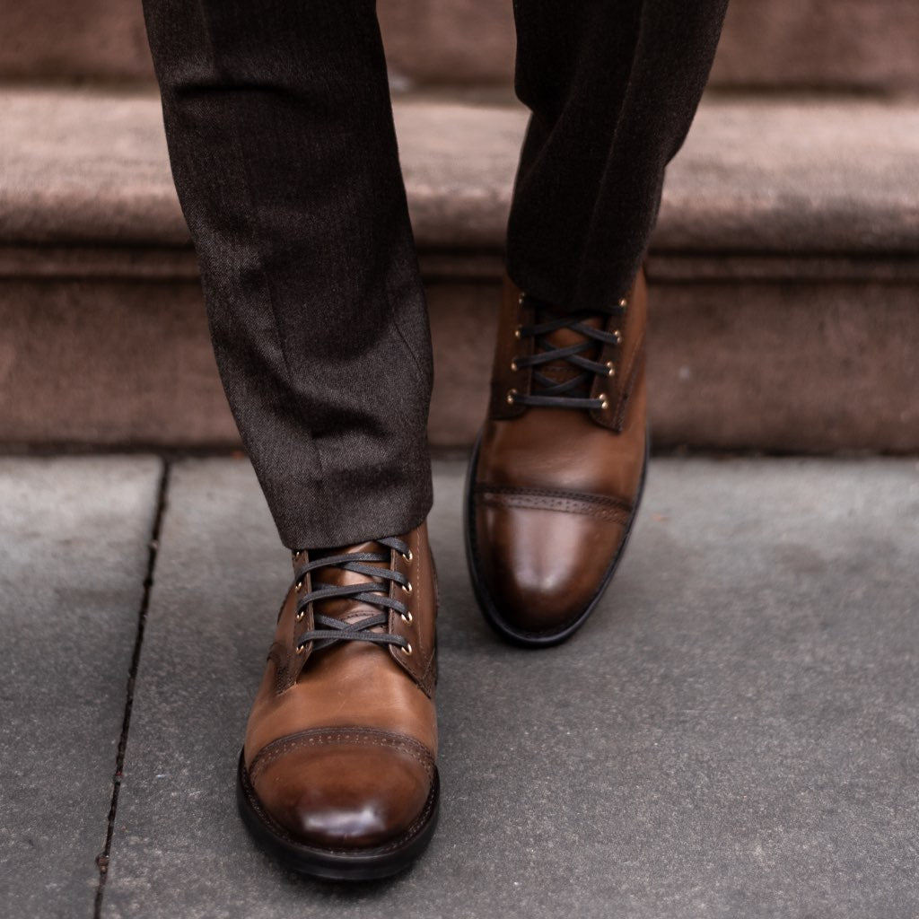 S Captain Brogue | Golden Brown