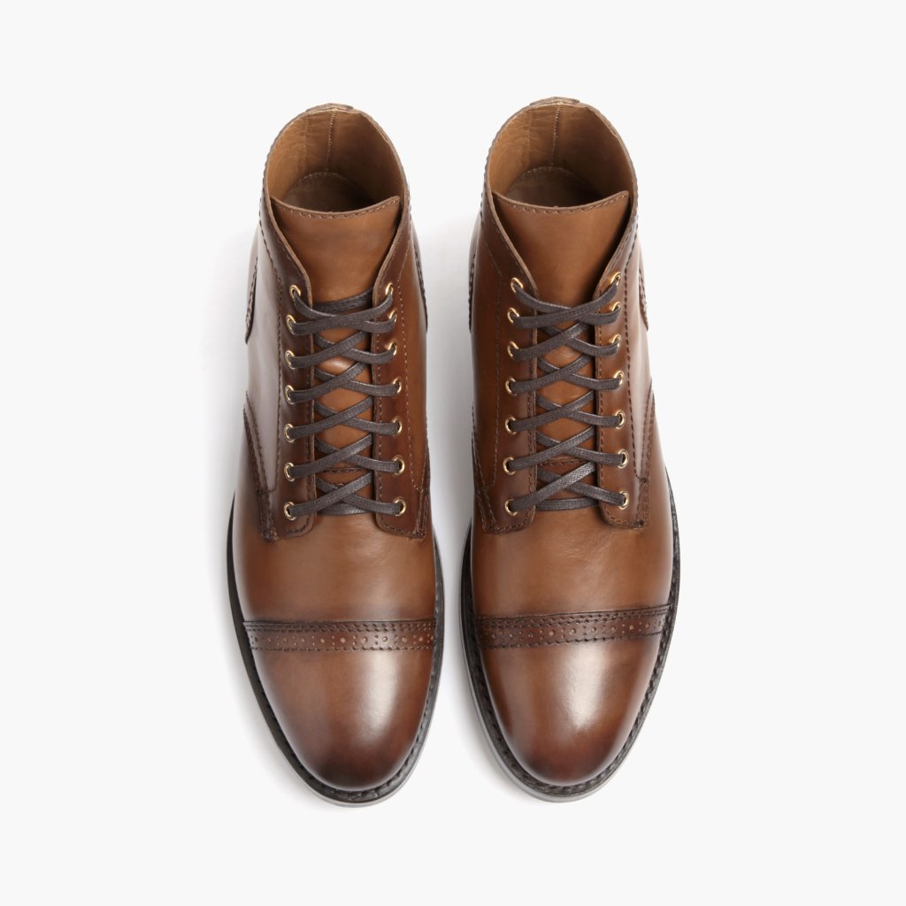 S Captain Brogue | Golden Brown