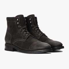 S Captain | Dark Olive Suede
