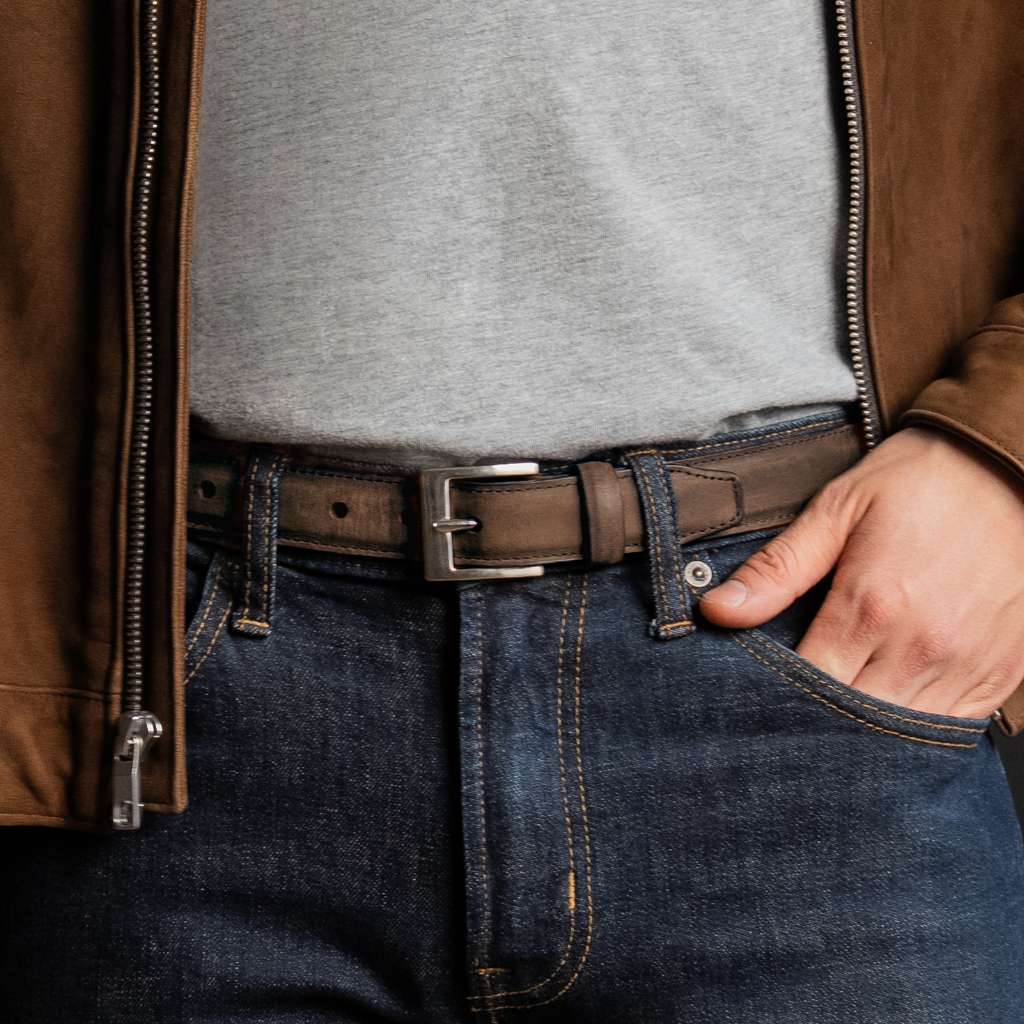 Men's Classic Leather Belt | Tobacco