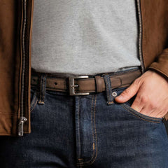 Men's Classic Leather Belt | Tobacco