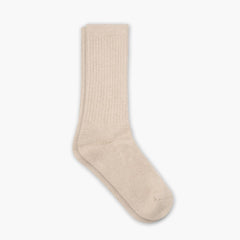 Men's Cotton Crew Sock | Latte
