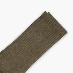 Men's Cotton Crew Sock | Olive