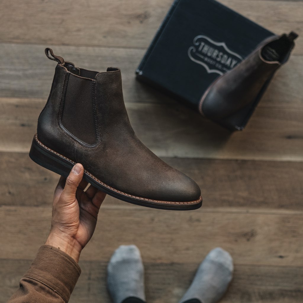 S Duke | Chocolate Suede