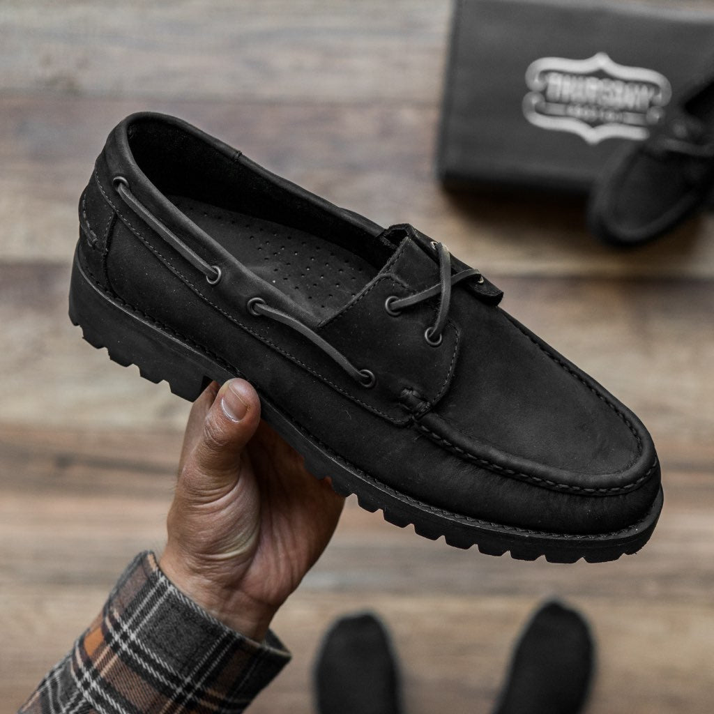 S Handsewn Loafer | Black Matte