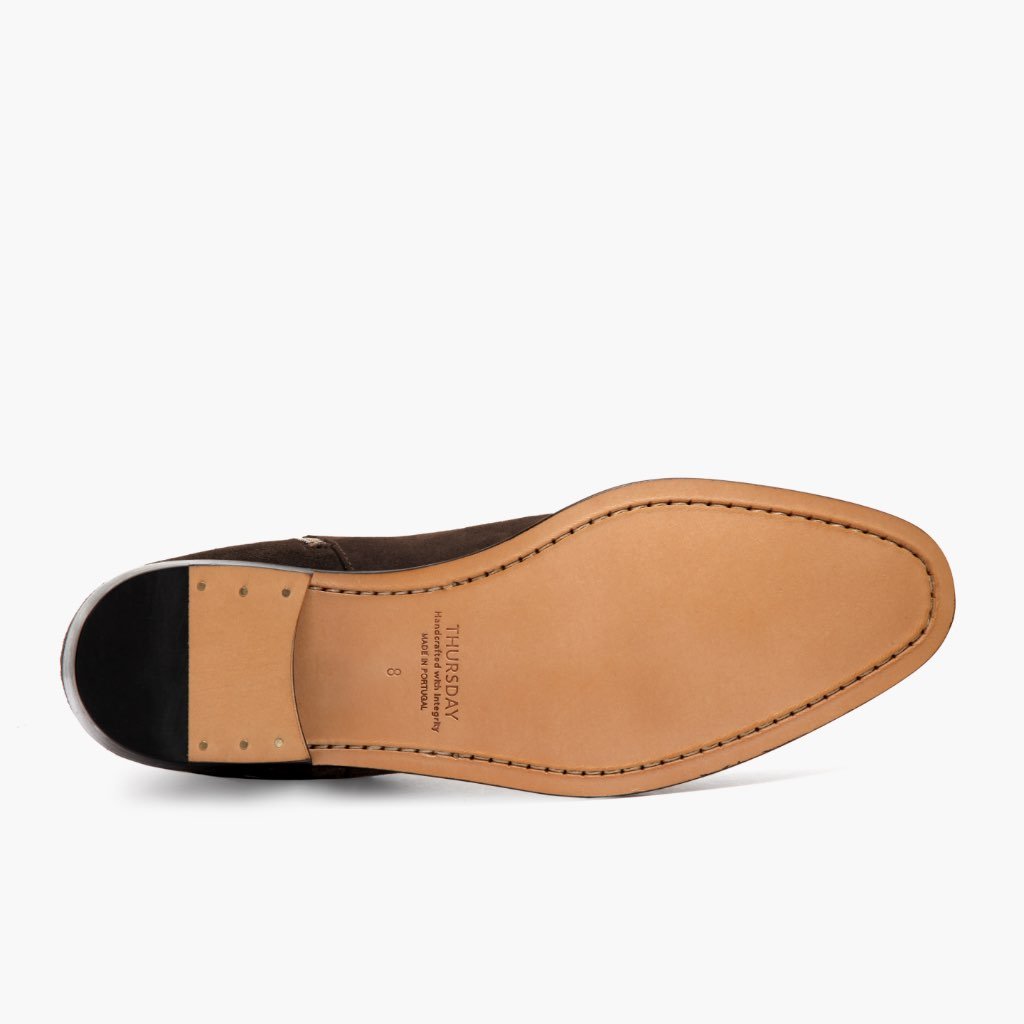 S Harness | Dark Brown Suede