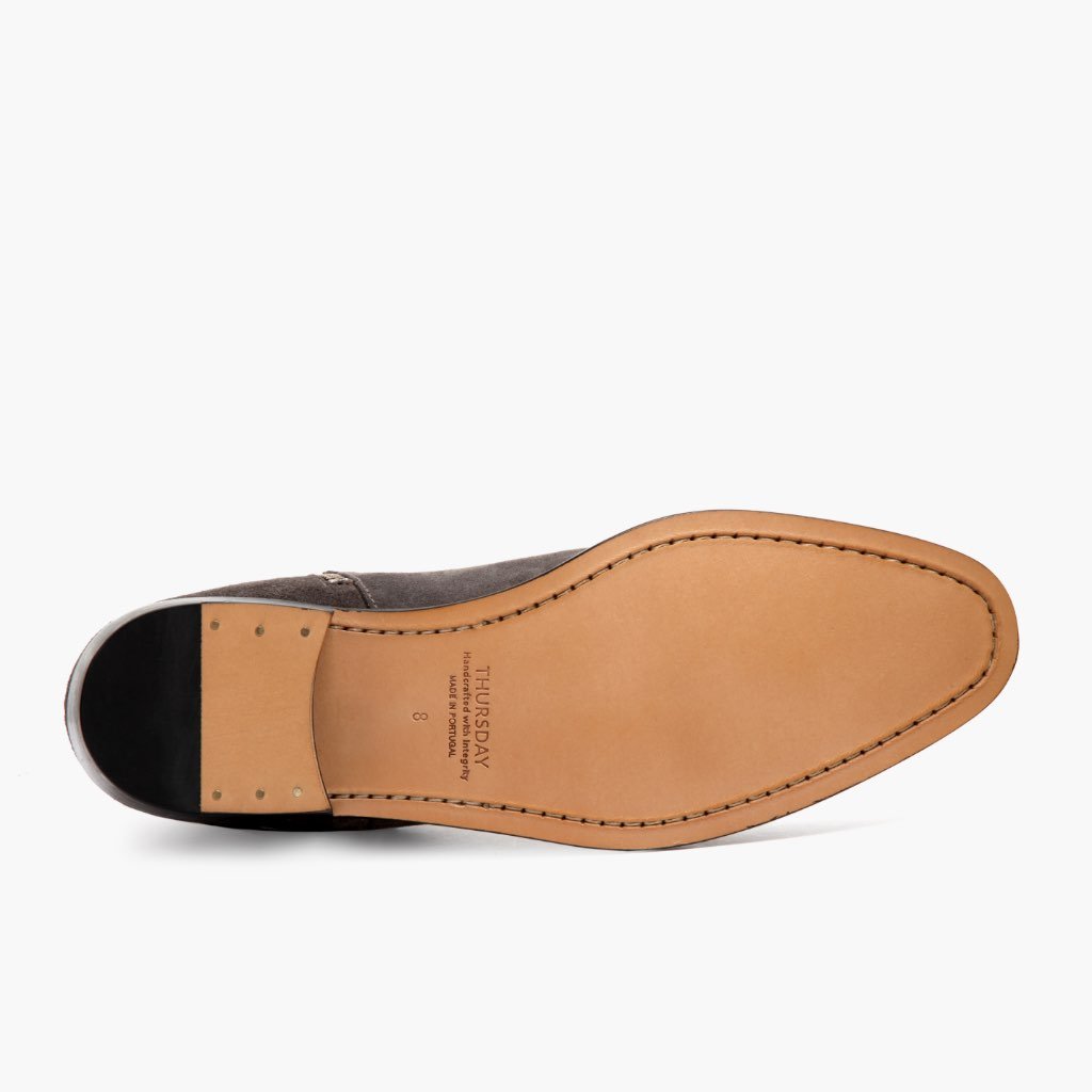 S Harness | Grey Suede