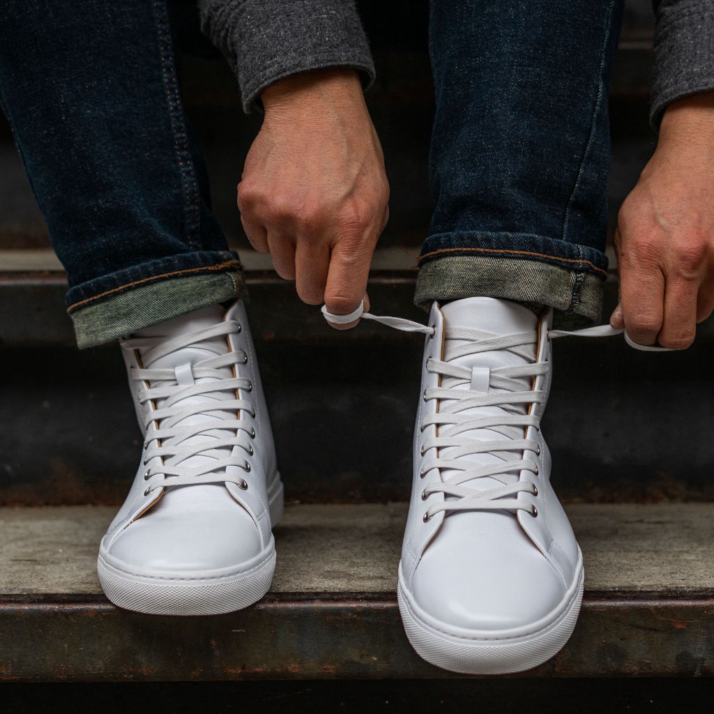 S Premier High Top | White
