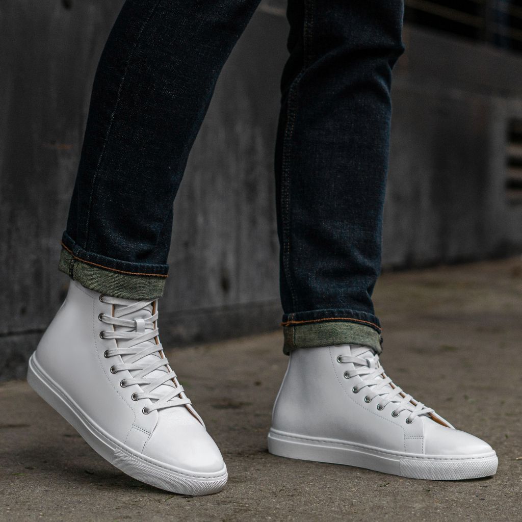 S Premier High Top | White