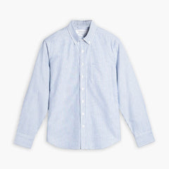 Oxford Shirt | White & Indigo