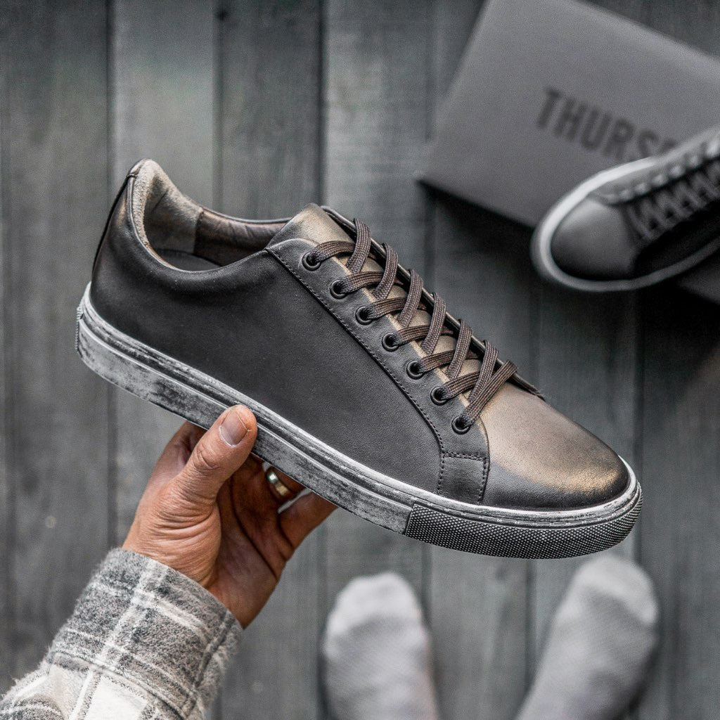 S Premier Low Top | Distressed Grey