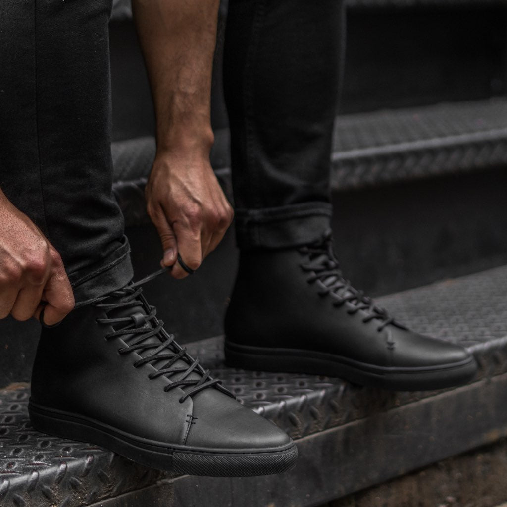 S Premier High Top | Black Vachetta