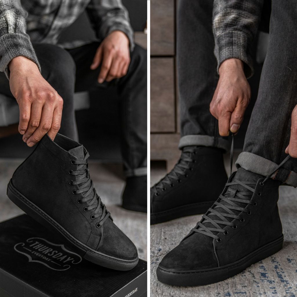 S Premier High Top | Black Matte