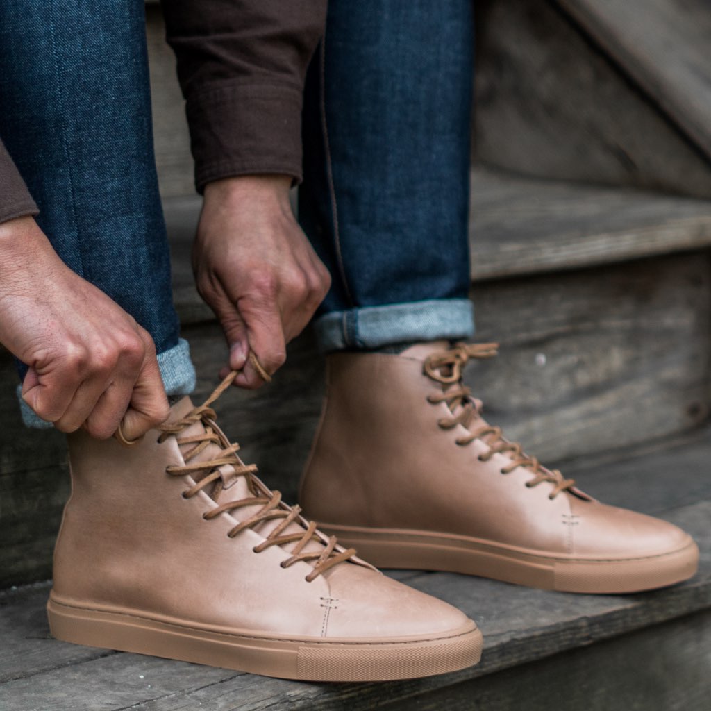 S Premier High Top | Natural Vachetta