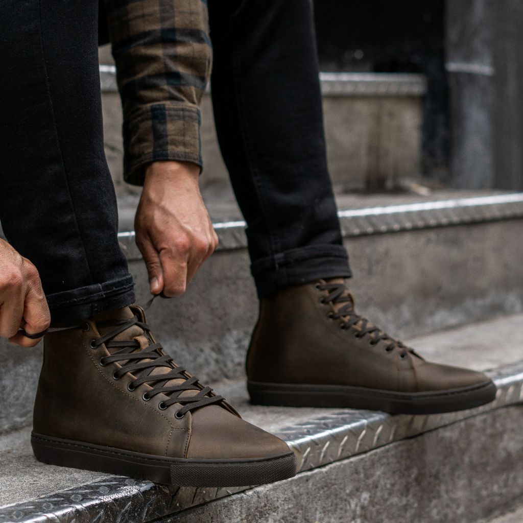S Premier High Top | Tobacco