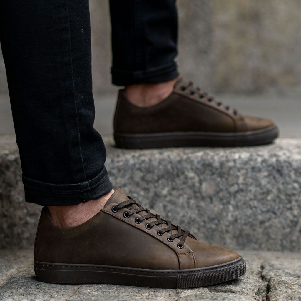 S Premier Low Top | Tobacco