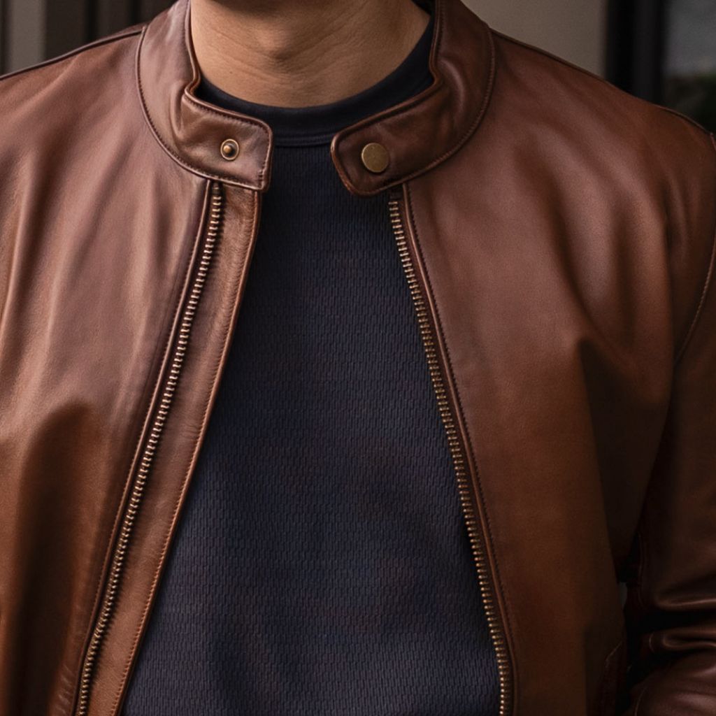Racer Jacket | Brandy