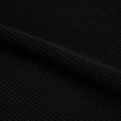 Ribbed Crewneck Sweater | Black