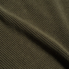 Ribbed Crewneck Sweater | Olive