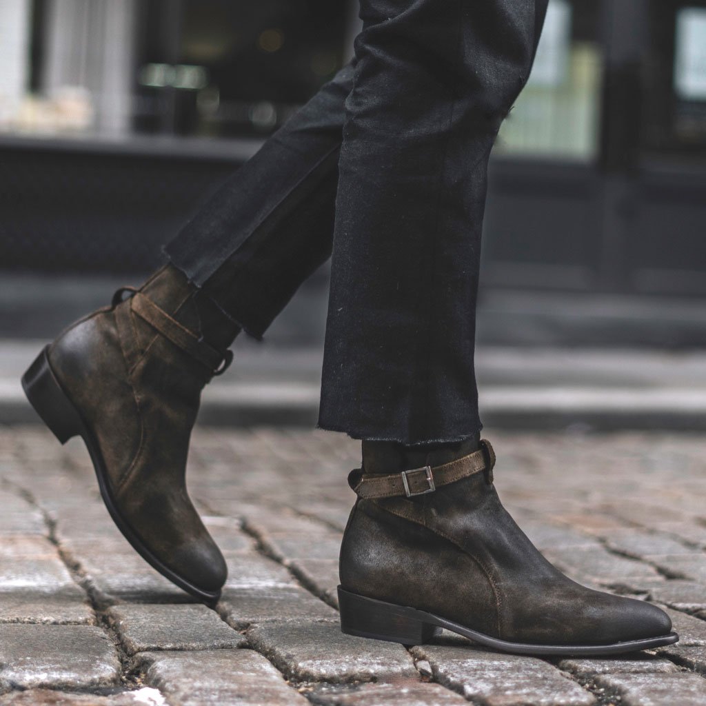 S Rogue | Dark Olive Suede
