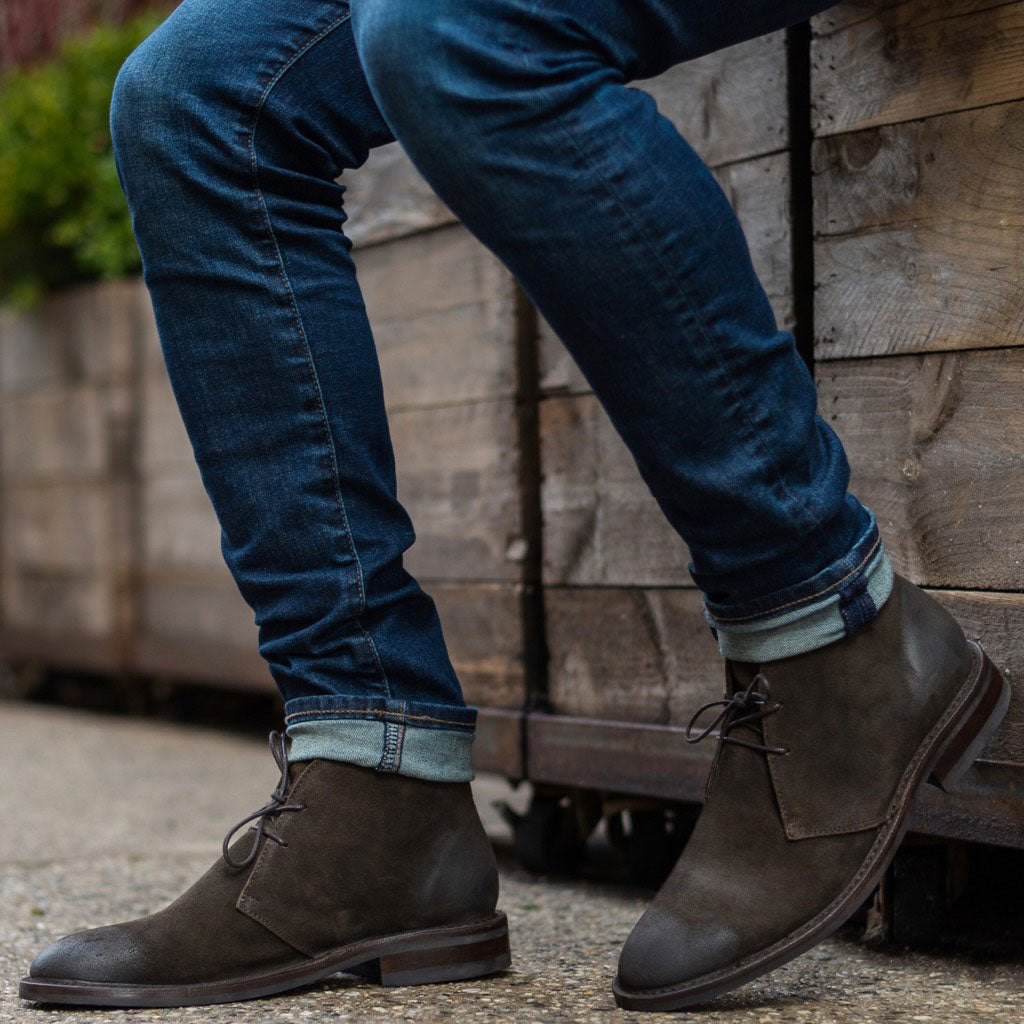 S Scout | Dark Olive Suede