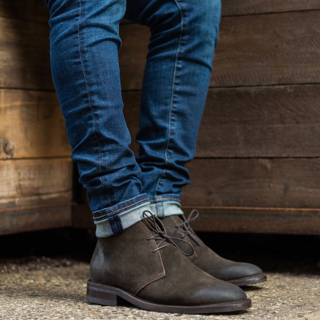 S Scout | Dark Olive Suede