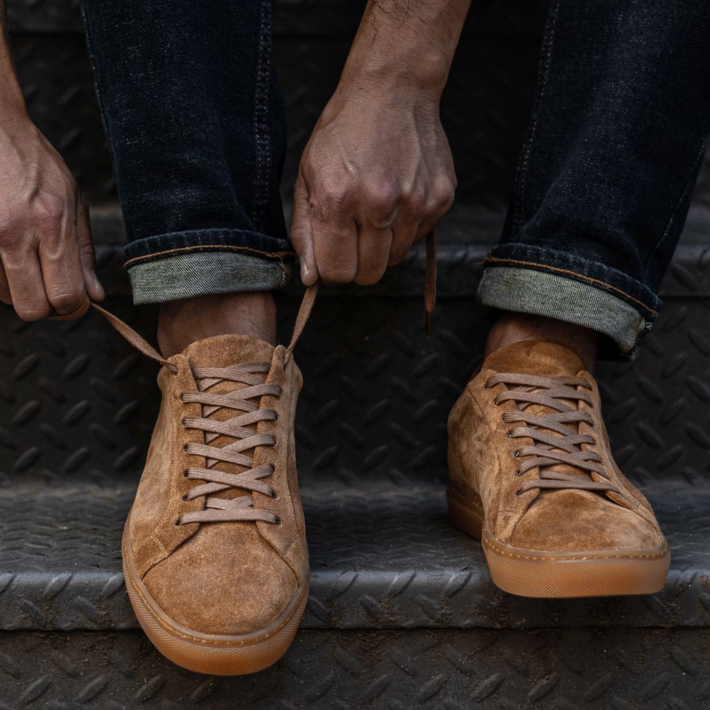 S Premier Low Top | Camel