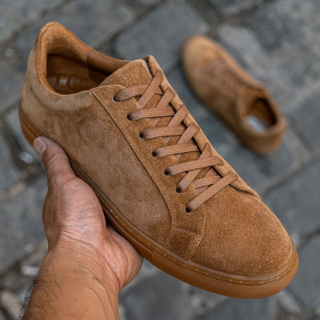 S Premier Low Top | Camel