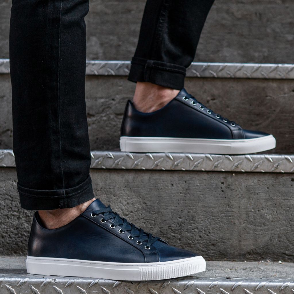 S Premier Low Top | Deep Blue