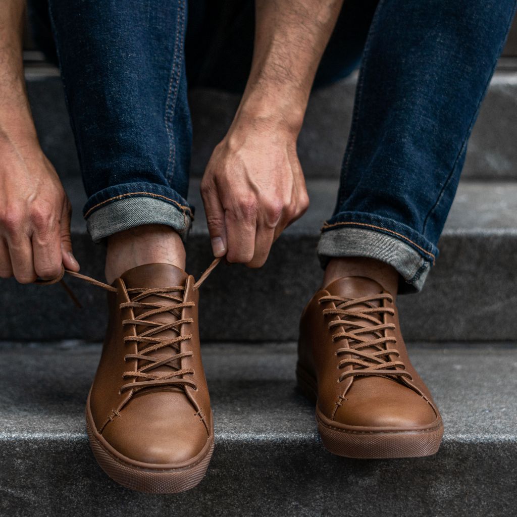 S Premier Low Top | Hickory Vachetta