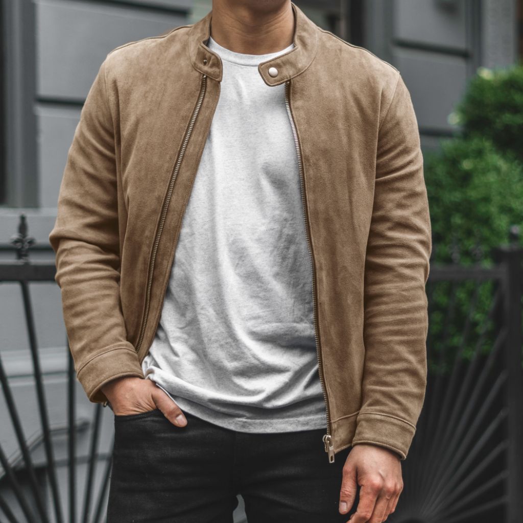 S Racer Jacket | Taupe